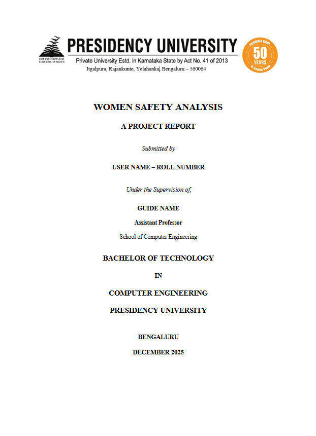 Women Safety Analysis